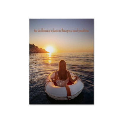 "Sea of Possibilities" Poster for Therapist Decor