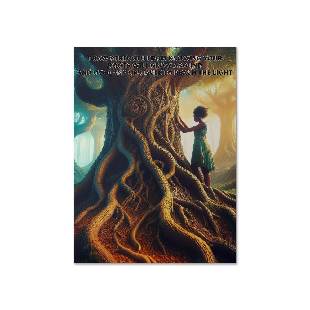 "Roots of Strength" Poster 2 for Therapist Decor