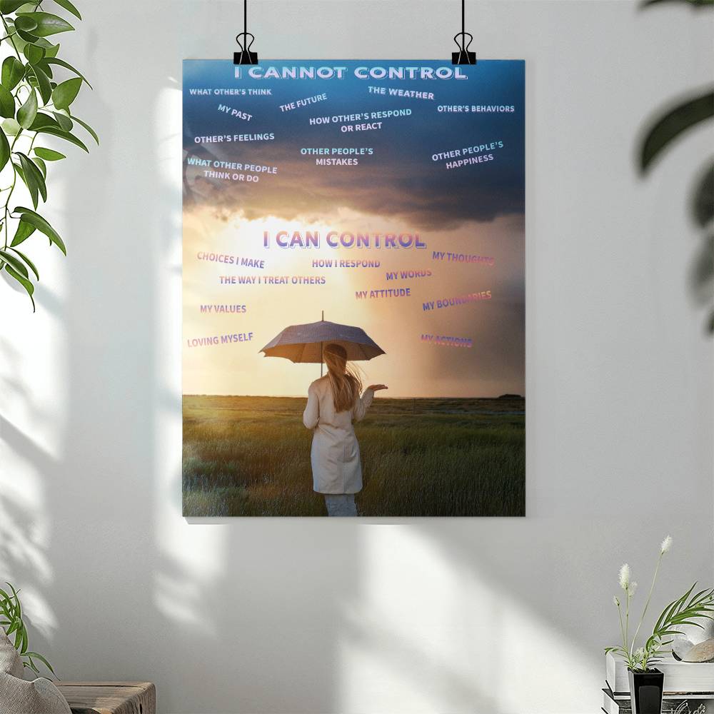 Control Empowering Poster Therapy Decor