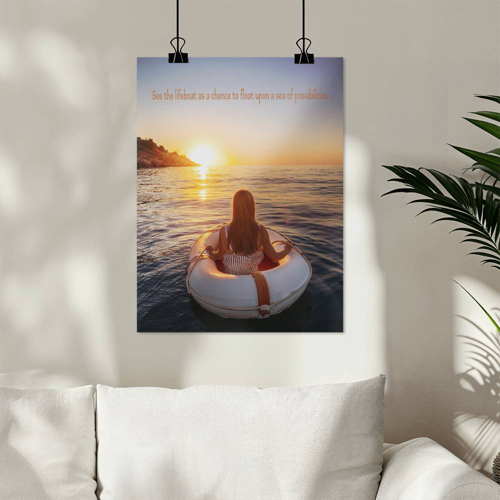 "Sea of Possibilities" Poster for Therapist Decor