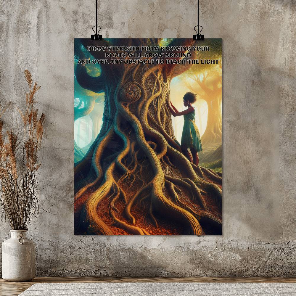 "Roots of Strength" Poster 2 for Therapist Decor