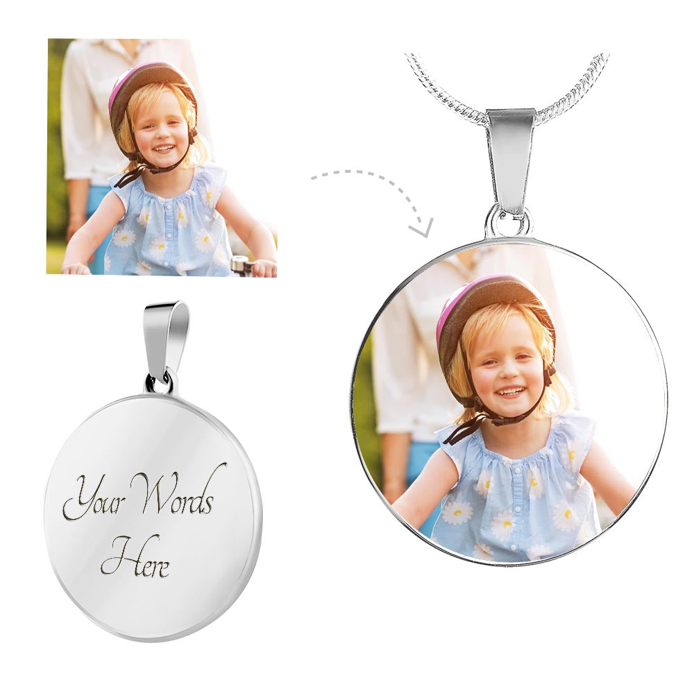 Luxury Pendant you personalize (Made in USA helping working Moms)