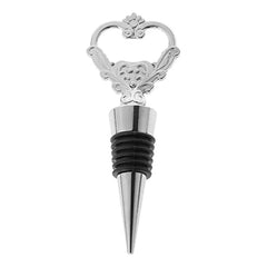 Zinc Alloy Wine Stopper Crystal Wine Champagne Bottle Stopper Vacuum Sealed Wedding Heart Gift  Wine Pourer Stopper