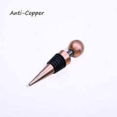 Zinc Alloy Wine Stopper Crystal Wine Champagne Bottle Stopper Vacuum Sealed Wedding Heart Gift  Wine Pourer Stopper