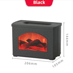 Simulated Fireplace Flame Mist Air Humidifier