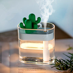 160ML Clear Cactus Ultrasonic Air Humidifier