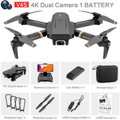 4DRC V4 WIFI FPV Drone with Duel 4k Cameras