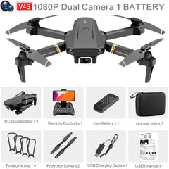 4DRC V4 WIFI FPV Drone with Duel 4k Cameras