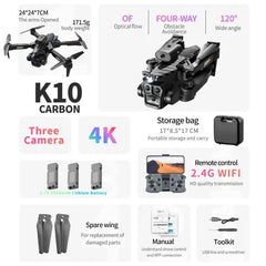 K10 Max Drone Professional 8K 5000M Triple Cameras