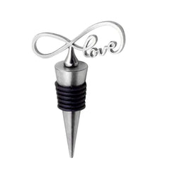 Zinc Alloy Wine Stopper Crystal Wine Champagne Bottle Stopper Vacuum Sealed Wedding Heart Gift  Wine Pourer Stopper