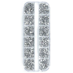 Box Nail Art Flat Back Crystal Rhinestone