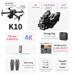 K10 Max Drone Professional 8K 5000M Triple Cameras